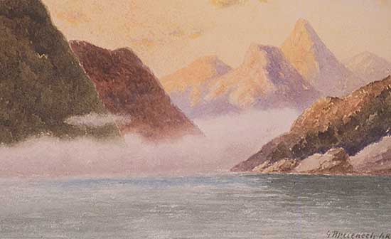 #210 ~ Bruenech - Untitled - Sunset on the Norway Coast