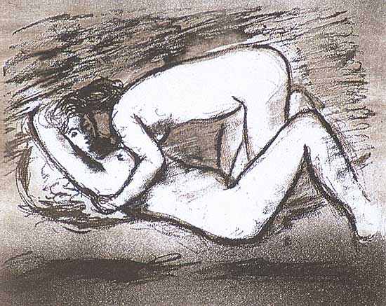 #214 ~ Cosgrove - Untitled - Two Nudes  #46/100