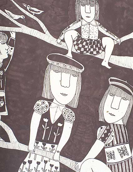 #246 ~ Kupczynski - Untitled - Children on a Tree