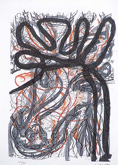 #379 ~ Riopelle - Untitled - L'Indien  #23/75