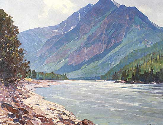 #388 ~ Rungius - Mt. Selwyn, Peace River