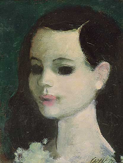 #433 ~ Winter - Untitled - Portrait of a Young Lady