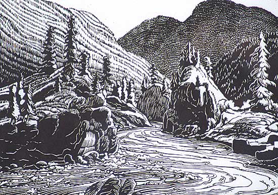 #533 ~ Shelton - The Fraser Canyon  #79/100