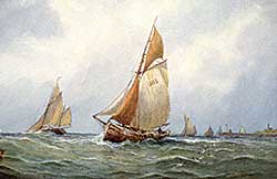 #88 ~ Hannaford - Departure of Fishing Fleet, Ostende