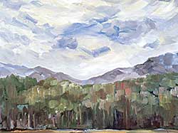 #417 ~ Turner - Trees, Hills, Sky