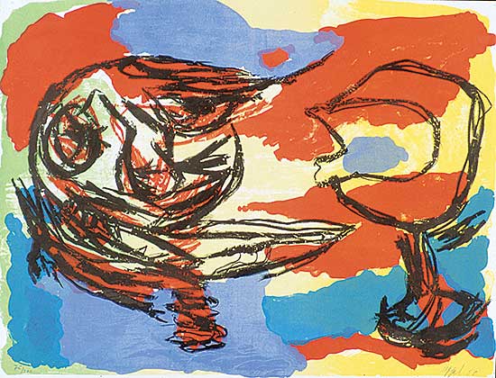 #9 ~ Appel - Untitled - Abstract Composition  #75/200