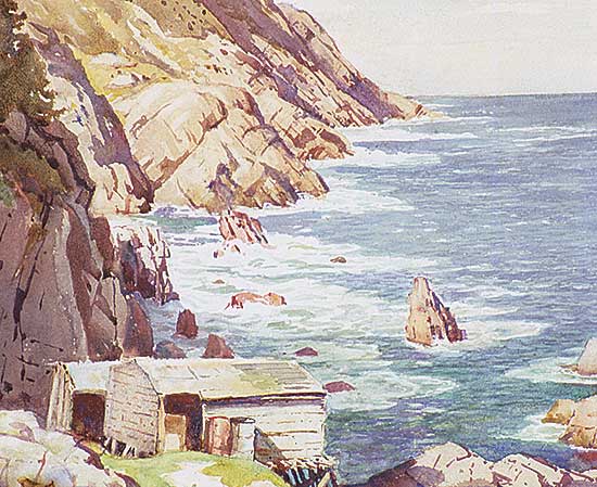 #24 ~ Brigden - Cliffs at Logie Bay, Nfld.
