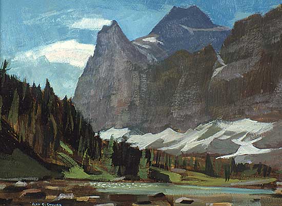 #40 ~ Collier - Mt. Biddle Over Opabin Ledge Lake, B.C.