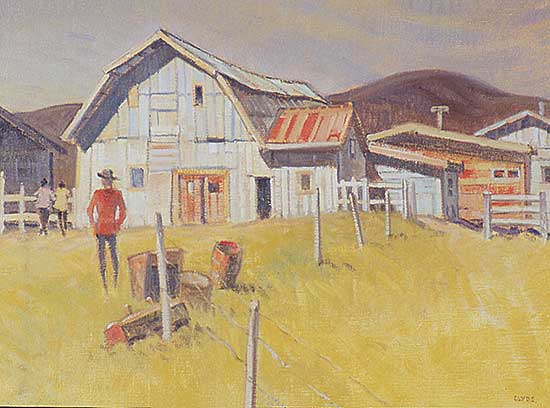 #75 ~ Glyde - Old Farm Buildings, Near Millarville, Alta.