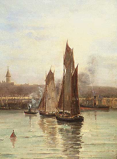 #87 ~ Hammond - Untitled - Ships in the Harbour