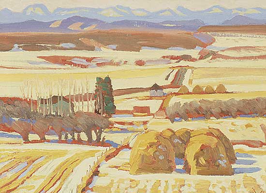 #120 ~ Kerr - Stacks, Turner Valley, Winter