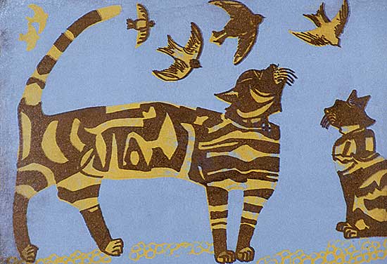 #212 ~ Bates - Cats and Birds  #2/4