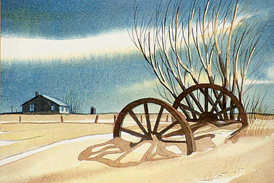 #239 ~ Davey - Untitled - Prairie Scene