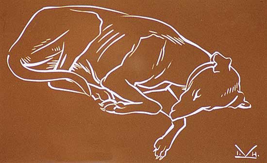 #295 ~ Kerr - Sleeping Hound  #30/100