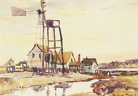 #338 ~ Petley-Jones - Untitled - Farm House Near Edmonton