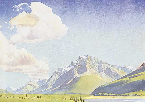 #340 ~ Phillips - Waterfowl Lake, Mt. Patterson