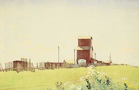 #346 ~ Phillips - Grain Elevators at La Salle, Manitoba  #166