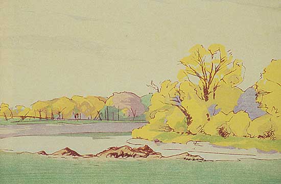 #348 ~ Phillips - Fall, Assiniboine River  #166