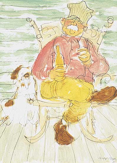 #398 ~ Winter - Untitled - On the Porch