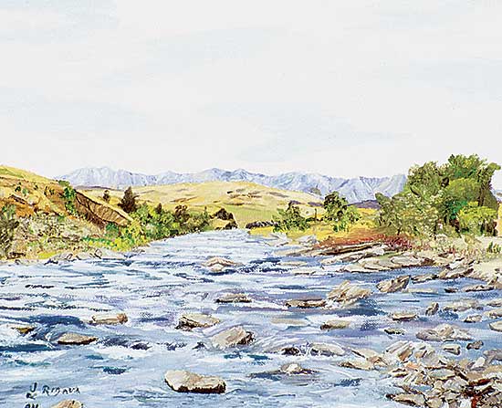 #544 ~ Rigaux - Chute Above W.R. Falls