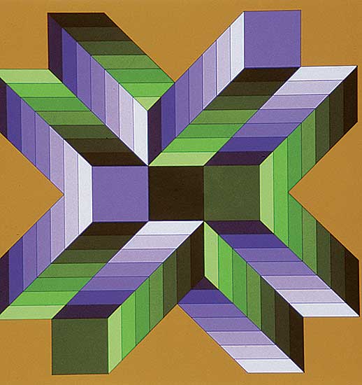 #581 ~ Vasarely - Ma Ta Fem  #199/250