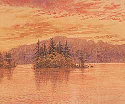 #307 ~ Martin - Sunset on Ox Tongue Lake, Muskoka Region