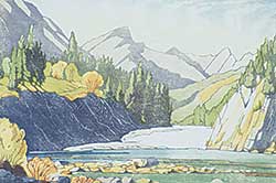 #369 ~ Shelton - Bow Falls at Banff  #Ed.2 49/100