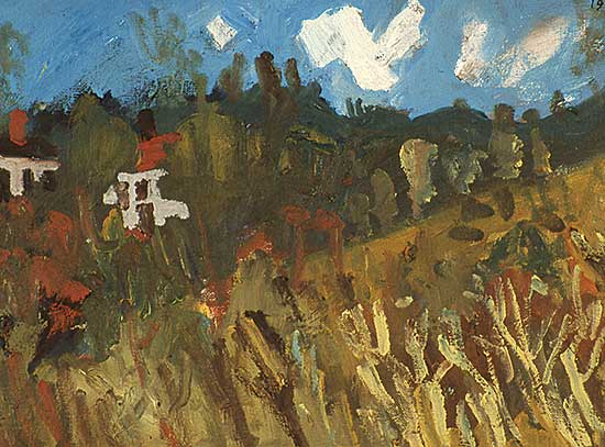 #8 ~ Bates - Landscape with Houses