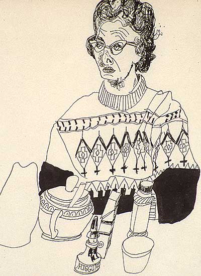 #11 ~ Bates - Untitled - Portrait of P.K. Page
