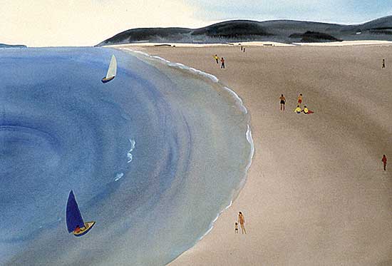 #60 ~ Graham - Untitled - Beach Scene