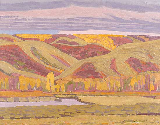 #109.1 ~ Kerr - Grey Day, Mid-September, Qu'Appelle Valley