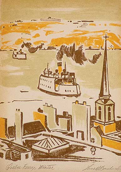 #208 ~ Bouchard - Quebec Ferry, Winter