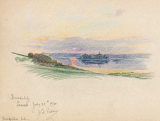 #236 ~ Gordon - Friendship Sunset, July 25, 1930