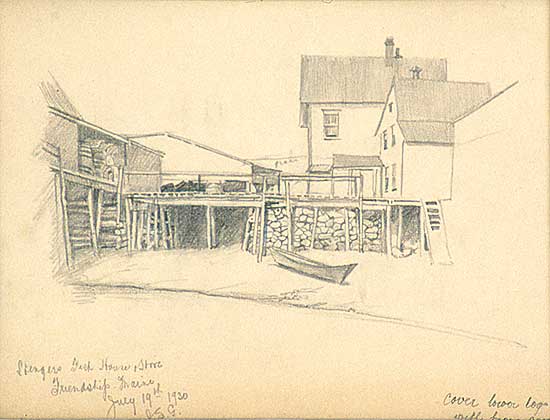 #237 ~ Gordon - Stinger's Fish House Store, Friendship, Maine