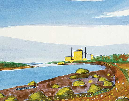 #248 ~ Hurley - Untitled - Power Plant in Saskatchewan