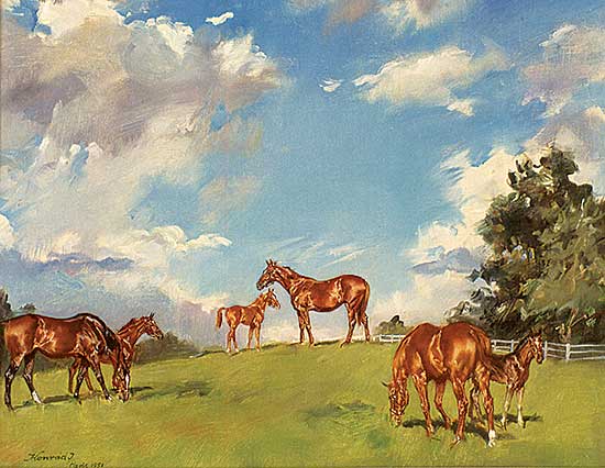 #260 ~ Konrad - Untitled - Family of Horses