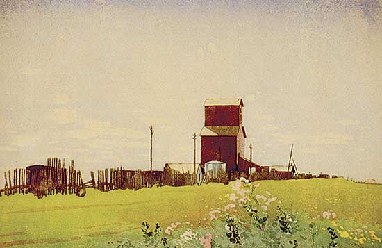 #331 ~ Phillips - Grain Elevators at La Salle, Manitoba