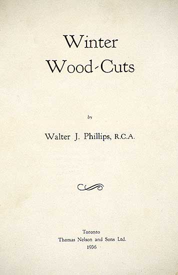 #351 ~ Phillips - Winter Woodcuts Portfolio  #55