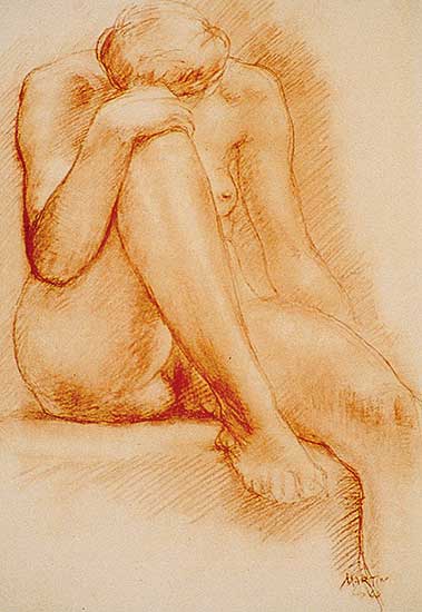 #505 ~ Martin - Femme Assise
