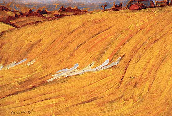 #508 ~ McInnis - Old Wheat Field, April, N.E. of Calgary