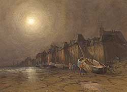 #31 ~ Chavignaud - Untitled - Harbour in the Moonlight