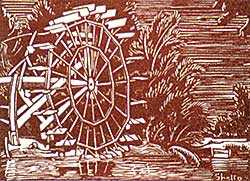 #547 ~ Shelton - Manchel's Waterwheel, Rosedale