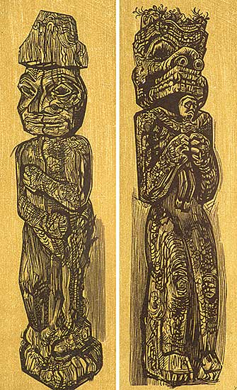 #10 ~ Bell - Kwakiutl Figure  #15/35