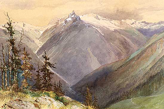 #10.1 ~ Bell-Smith - Untitled - Rogers Pass, 1888