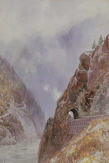 #14 ~ Bell-Smith - Untitled - Fraser River Gorge