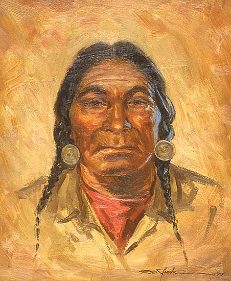 #83 ~ Frache - Untitled - Indian Portrait
