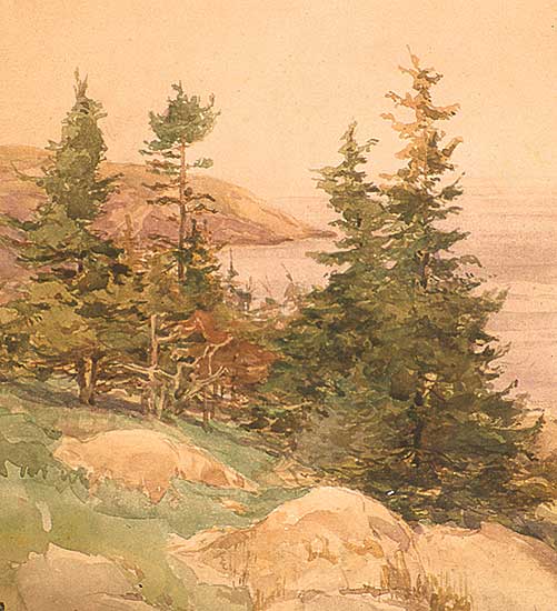#87 ~ Gagen - Untitled - Coastal Landscape