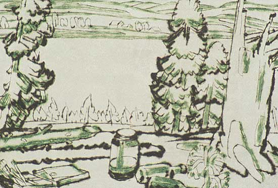 #205.1 ~ Milne - Painting Place / Hilltop