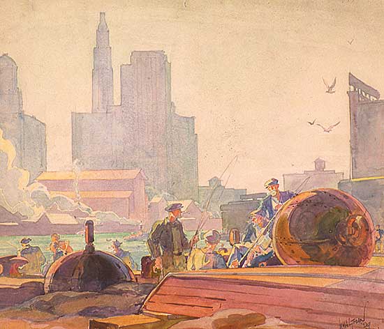 #215 ~ Maltman - Working by the Dock, Chicago