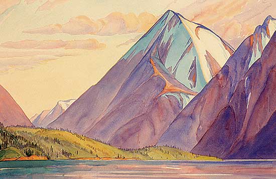 #224.1 ~ McEwen - Sunset over the Canadian Rockies